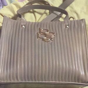 Elegant Gray Designer Tote Bag